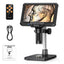 MK7 1200X 7-inch digital microscope with stand, remote and USB-C cable