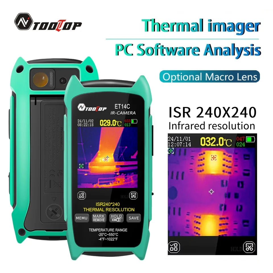 TOOLTOP ET14C 25 Hz 240 x 240 VOx thermal imaging camera