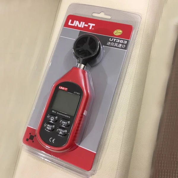 UNI-T UT363 mini anemometer retail blister packaging