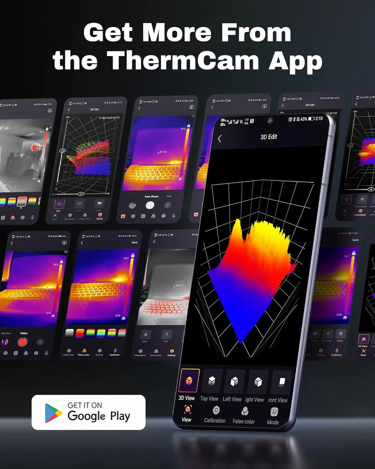 AMPBANK M256 thermal color palette reference