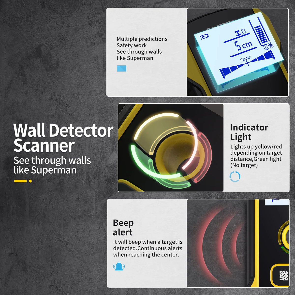 FNIRSI WD-01 and WD-02 wall scanner package contents