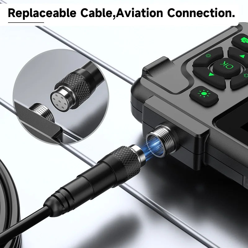 5-Inch 1080p Industrial Borescope with Interchangeable Probe Options detail image 12