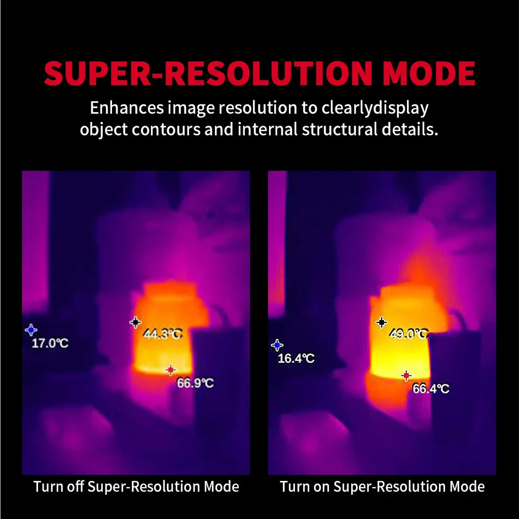 HABOTEST HT821A infrared thermal imaging example