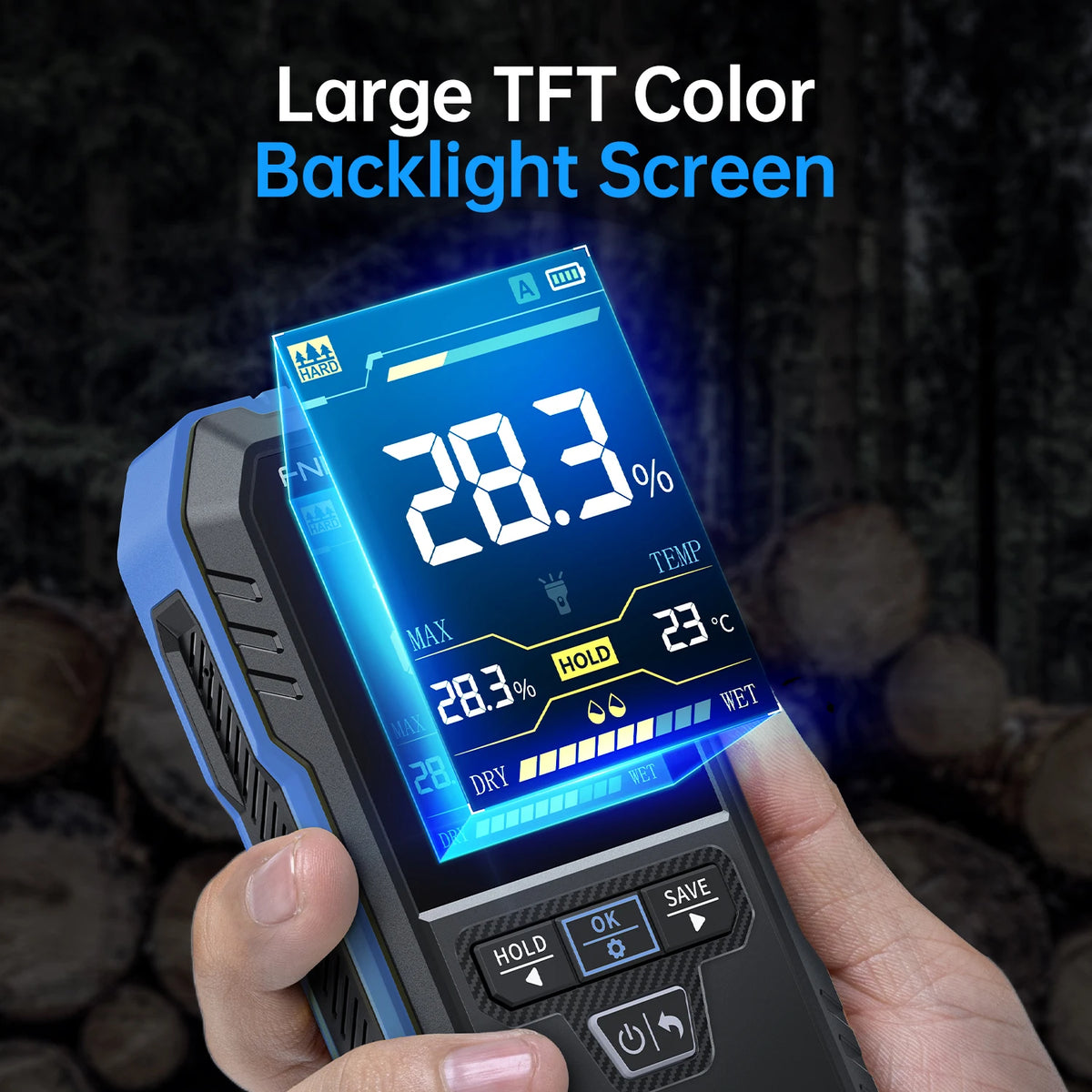 FNIRSI WMT-10 2.4-inch color backlit display