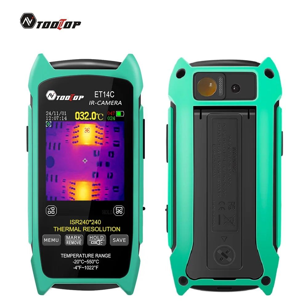 TOOLTOP ET14C thermal camera front and rear view