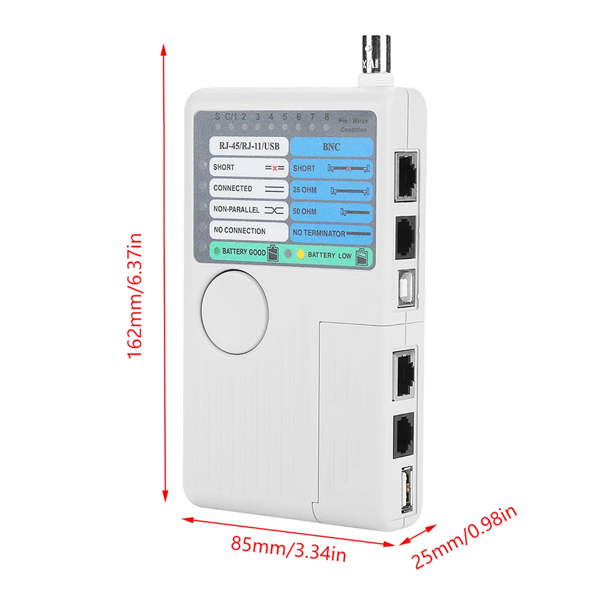 BNC4N1 BNC coaxial cable remote connector and test interface