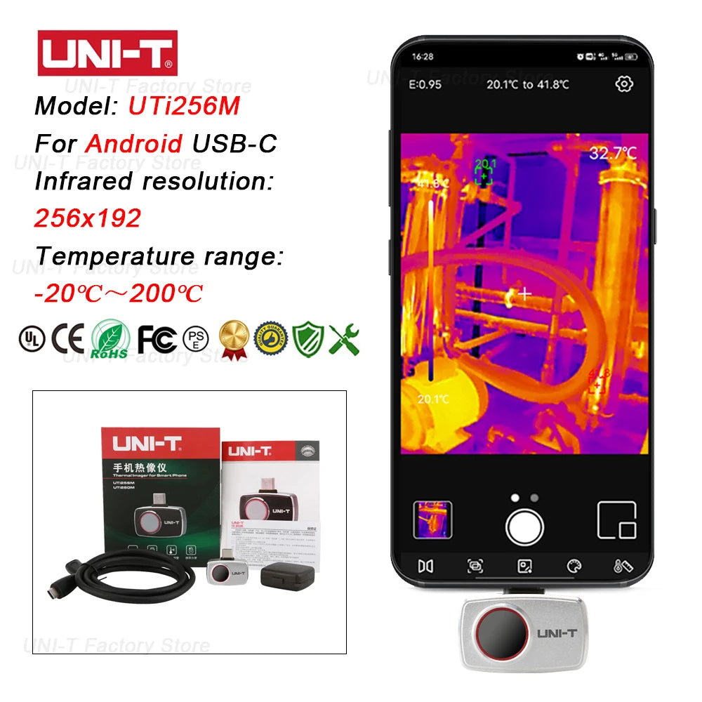 UNI-T UTi Mobile Thermal Camera Series for iOS & Android detail image 4