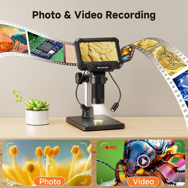4.3-Inch 1000X Digital Microscope with 8 LED Lights detail image 7