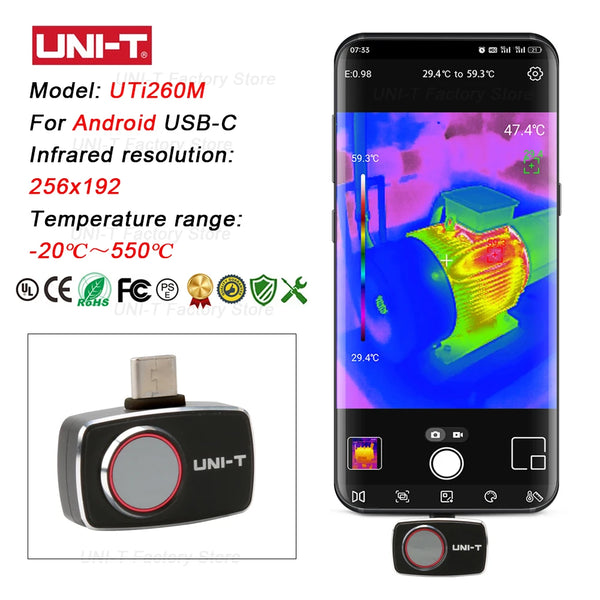 UNI-T UTi Mobile Thermal Camera Series for iOS & Android detail image 9