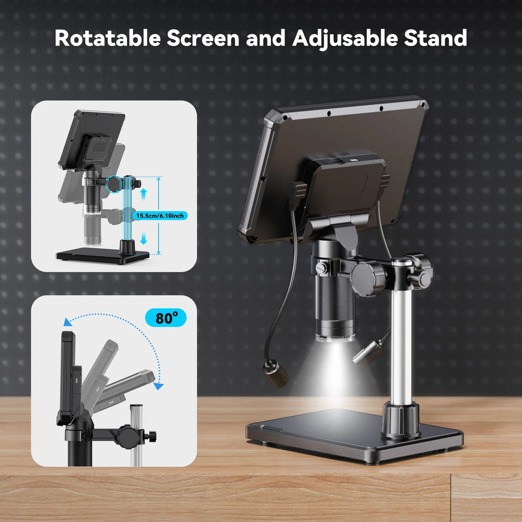 MK7 microscope dual side lights configuration