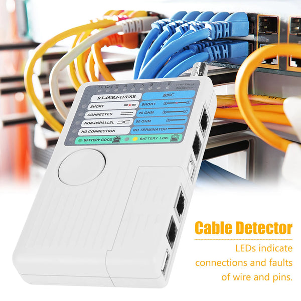 BNC4N1 LED pin sequence and cable fault indication panel