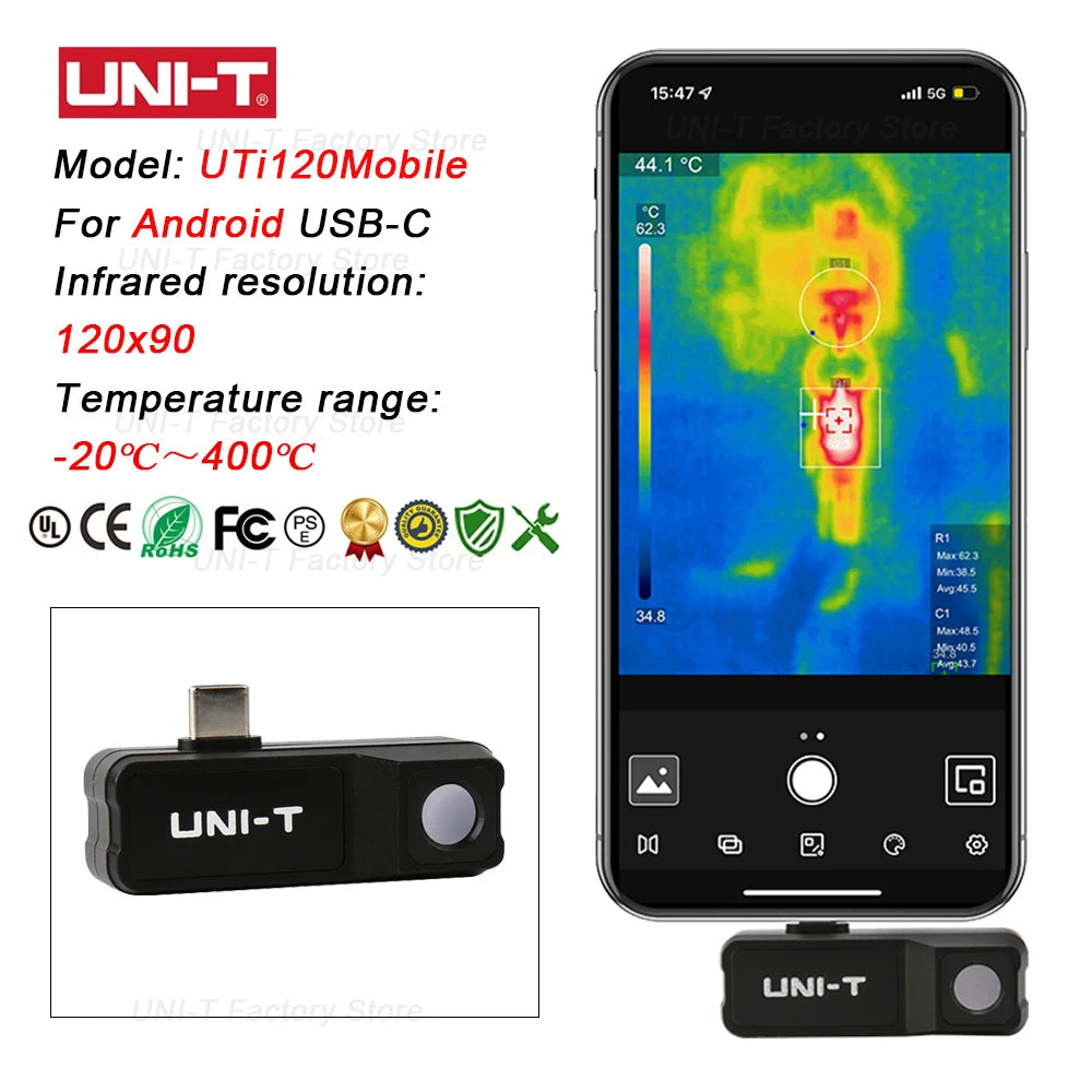 UNI-T UTi Mobile Thermal Camera Series for iOS & Android detail image 7