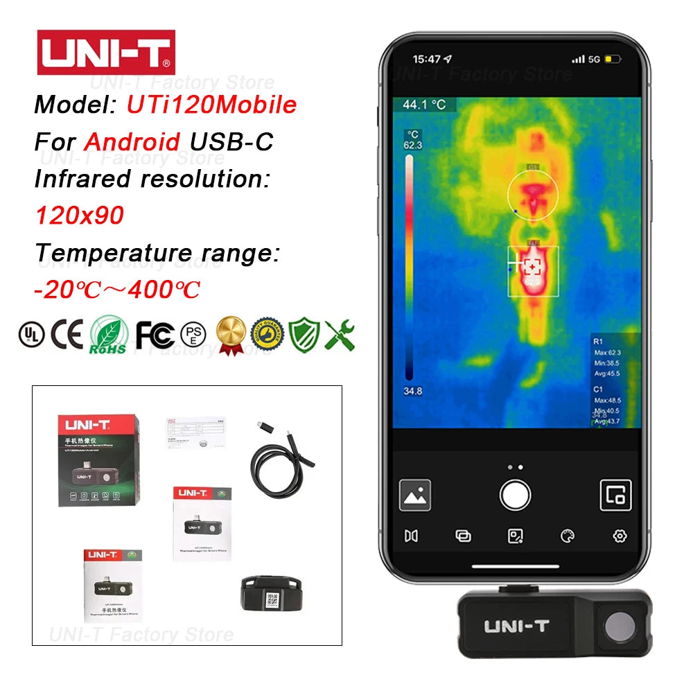 UNI-T UTi Mobile Thermal Camera Series for iOS & Android detail image 2
