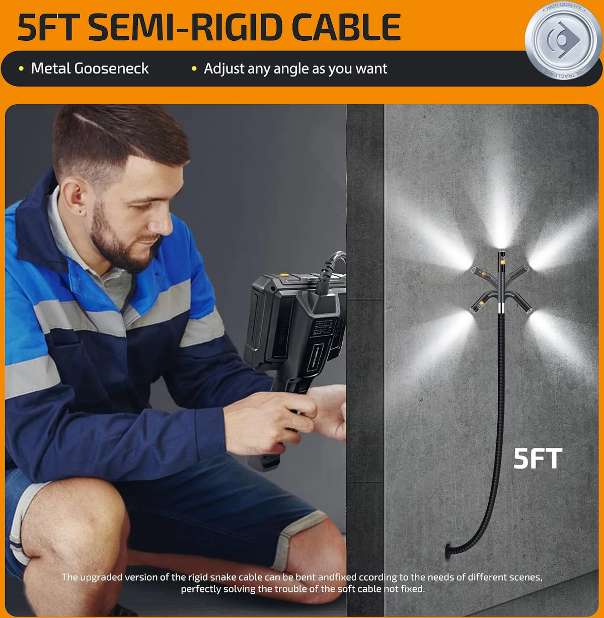 S10 Rotating Industrial Borescope with 4–8 mm Probe Options detail image 9
