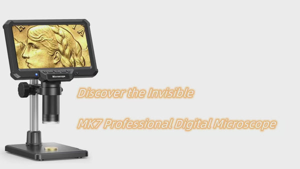 MK7 1200X 7-Inch Digital Microscope for PCB Soldering