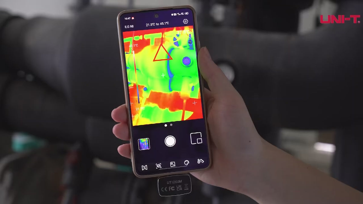 UNI-T UTi Mobile Infrared Thermal Camera for Android & iPhone